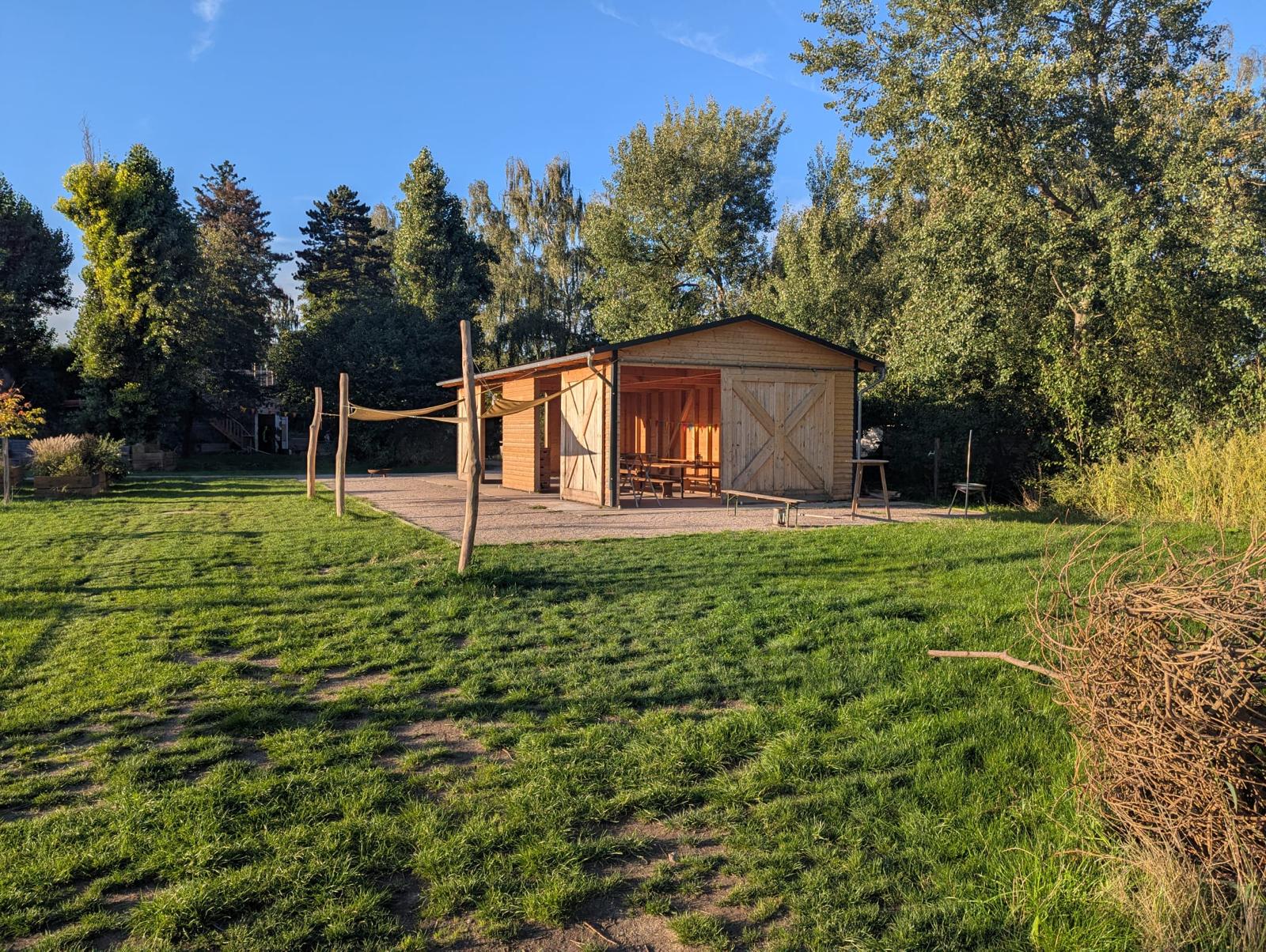 Tipi auf dem Natur Sport Park